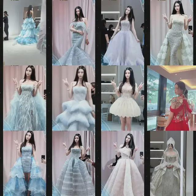 12套婚纱没一件好看网友评价品味太差J9国际集团徐艺洋黄子韬10月婚礼试(图11)